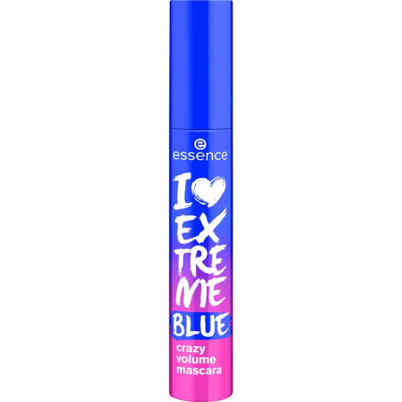 I LOVE EXTREME BLUE crazy volume mascara essence